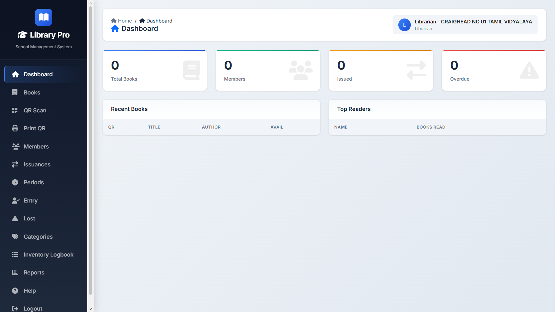 Library Pro - School Library Management System
